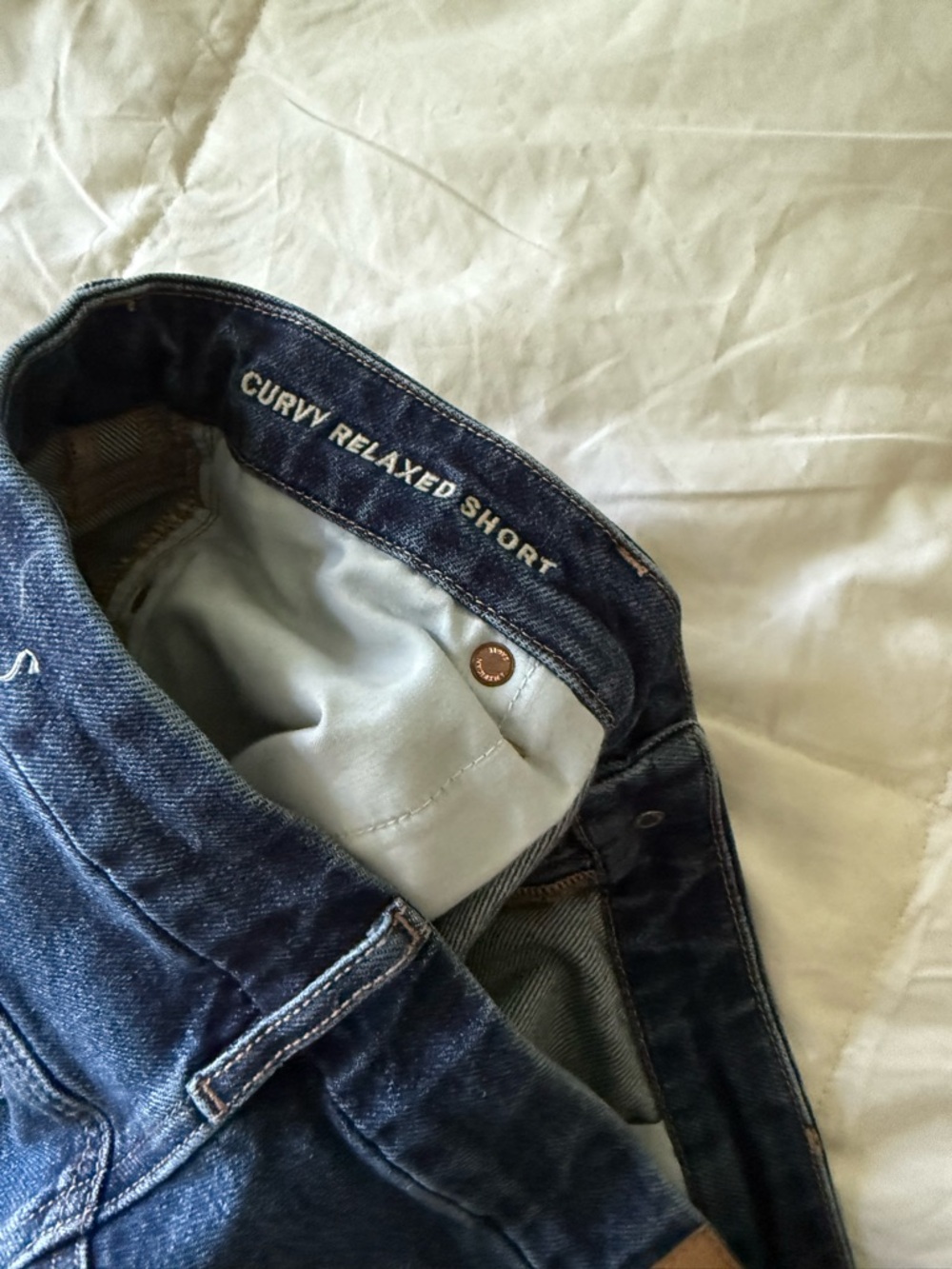 American Eagle Outfitters curvy relaxed  Denim Shorts - Picture 12 of 13